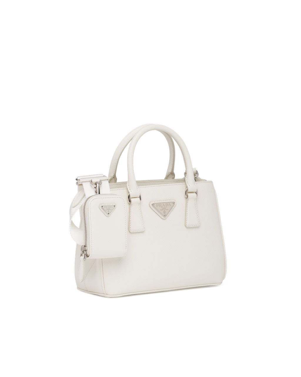 Prada Prada Galleria Saffiano Cuero Mini-bag Blancas | 43578-EYGS