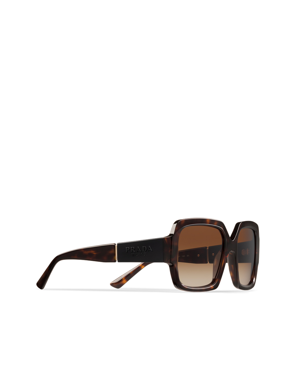 Prada Prada Monochrome Sunglasses Squared Gradient Sienna Lenses | 28640-DQGJ