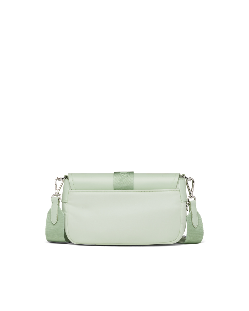 Prada Prada Pocket Nylon And Brushed Cuero Bag Aqua | 58609-AKYC