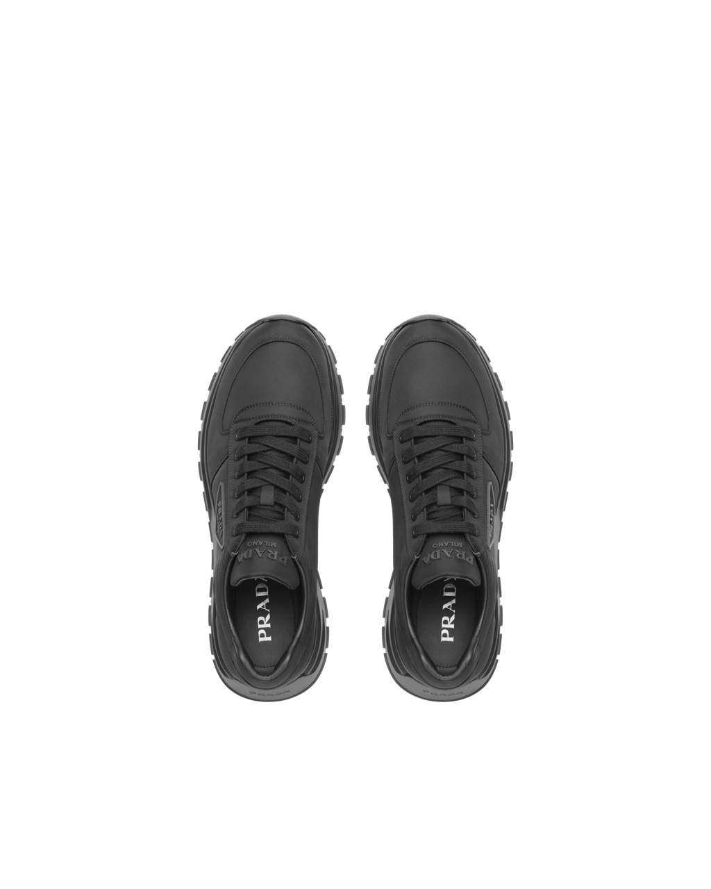 Prada Prada Prax 01 Encaje-up Sneakers Negras | 70492-YJCF