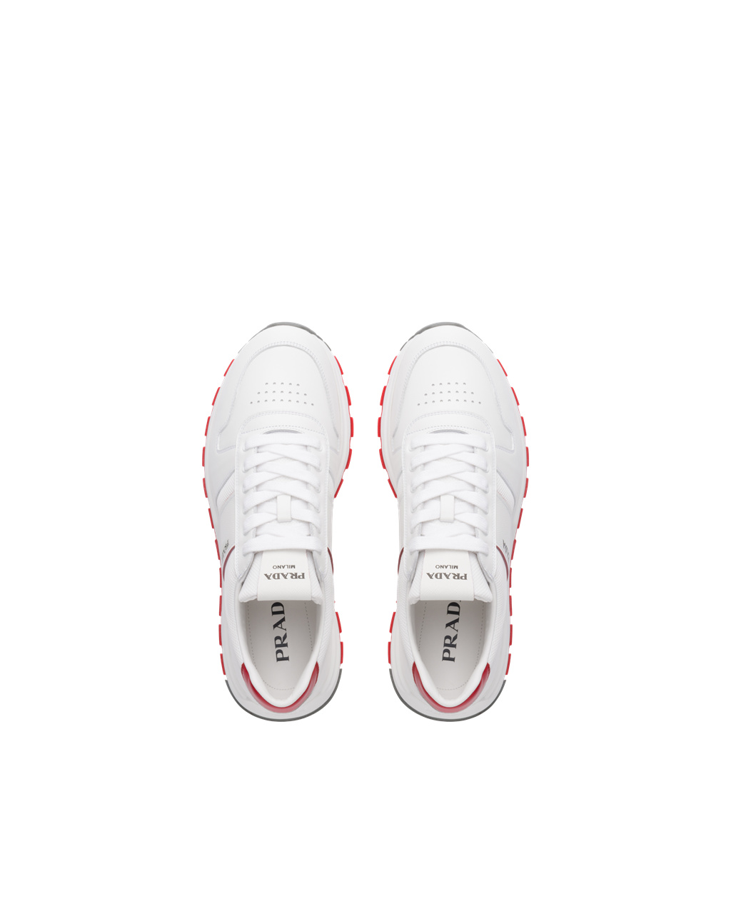 Prada Prada Prax 01 Sneakers Blancas Rojas | 53608-MDUE