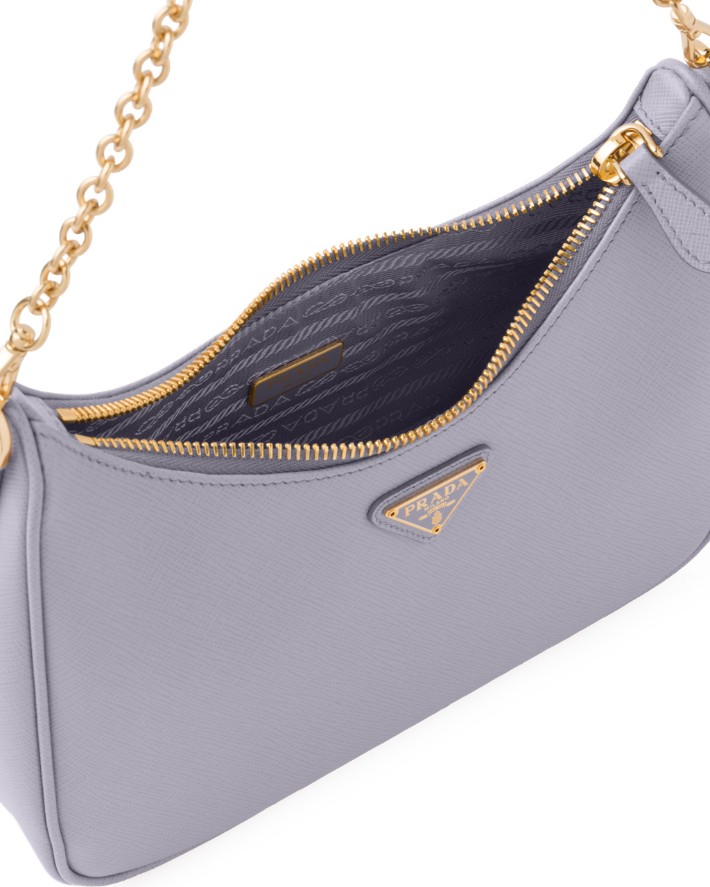 Prada Prada Re-edition 2005 Saffiano Cuero Bag Wisteria | 12864-DHLK