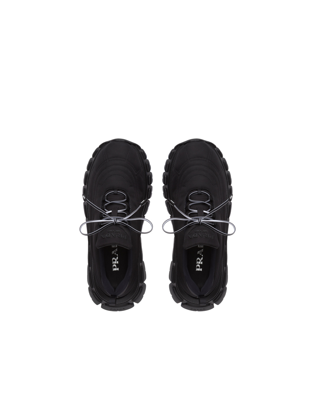 Prada Prada Rush Gabardine Re-nylon Sneakers Negras | 45016-ACGU