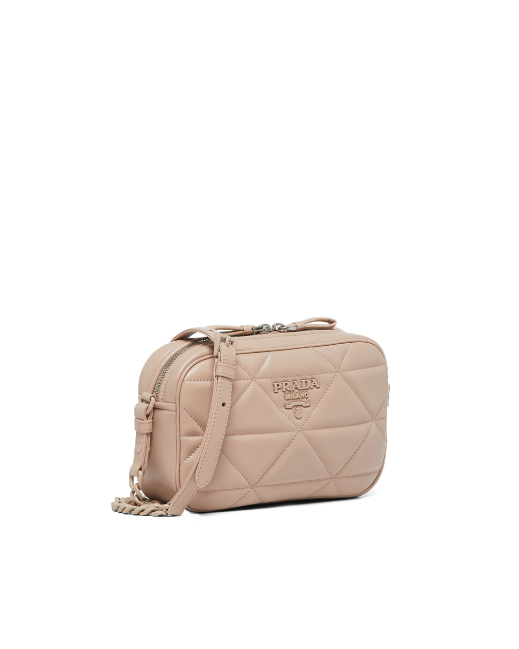 Prada Prada Spectrum Nappa Cuero Shoulder Bag Beige | 31864-GIUX