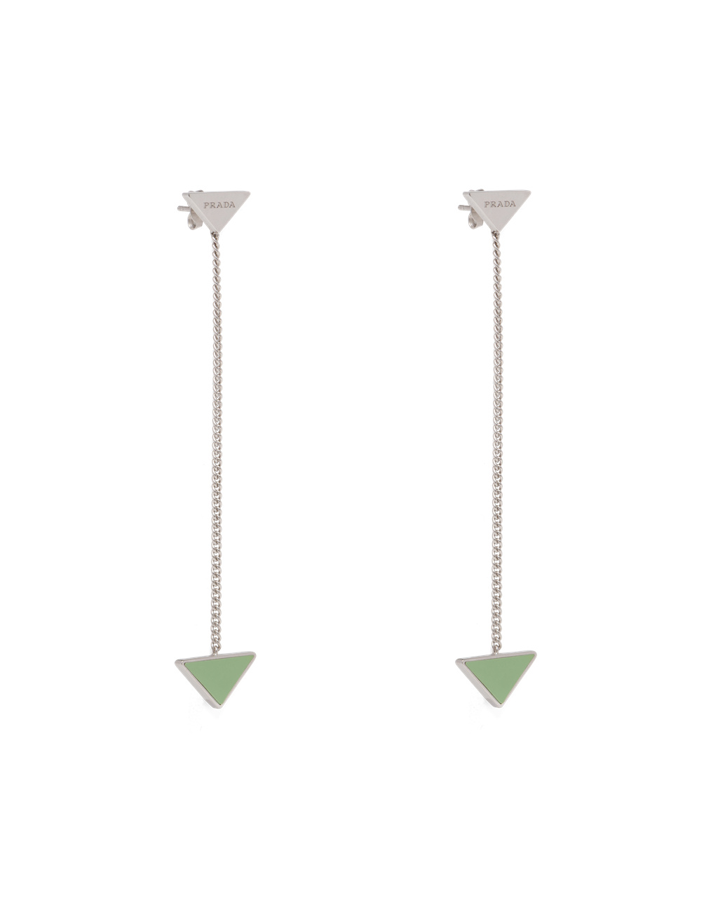 Prada Prada Symbole Drop Earrings Aqua | 69235-NKSR