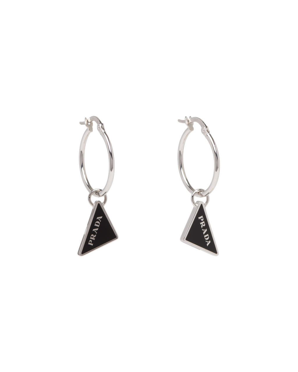 Prada Prada Symbole Drop Earrings Negras | 26051-EJLA