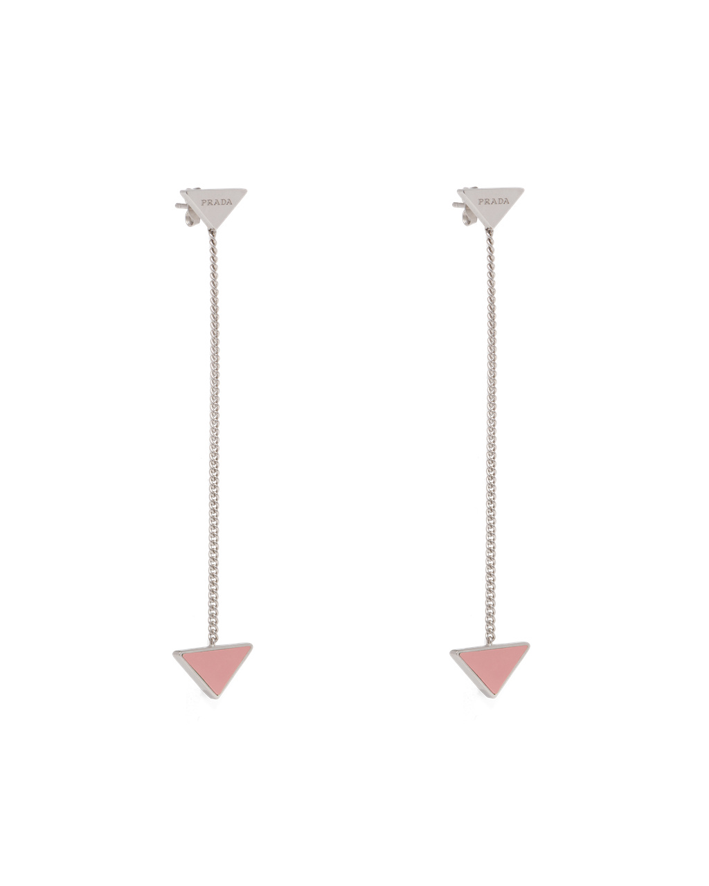 Prada Prada Symbole Drop Earrings Rosas | 98035-FUOY