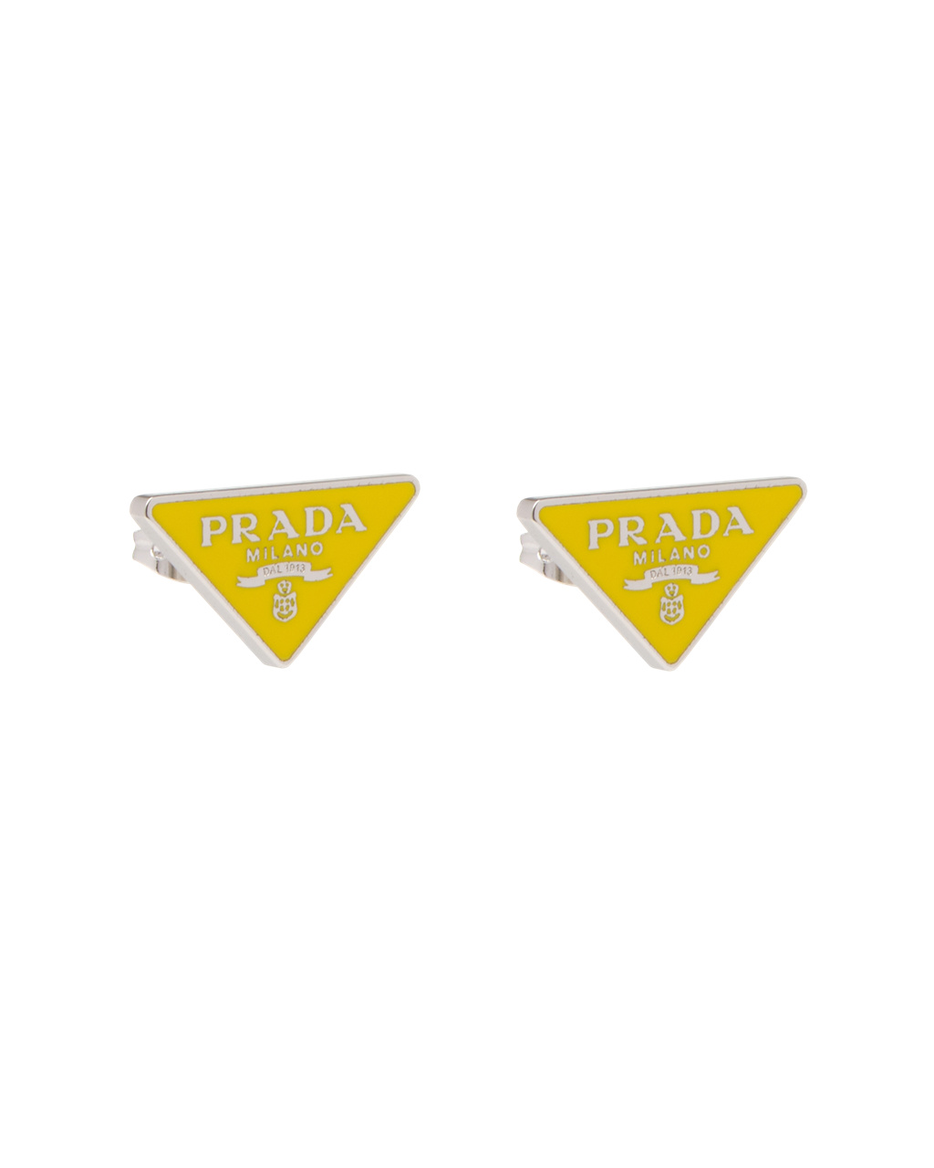 Prada Prada Symbole Earrings Amarillo | 29580-QGOM