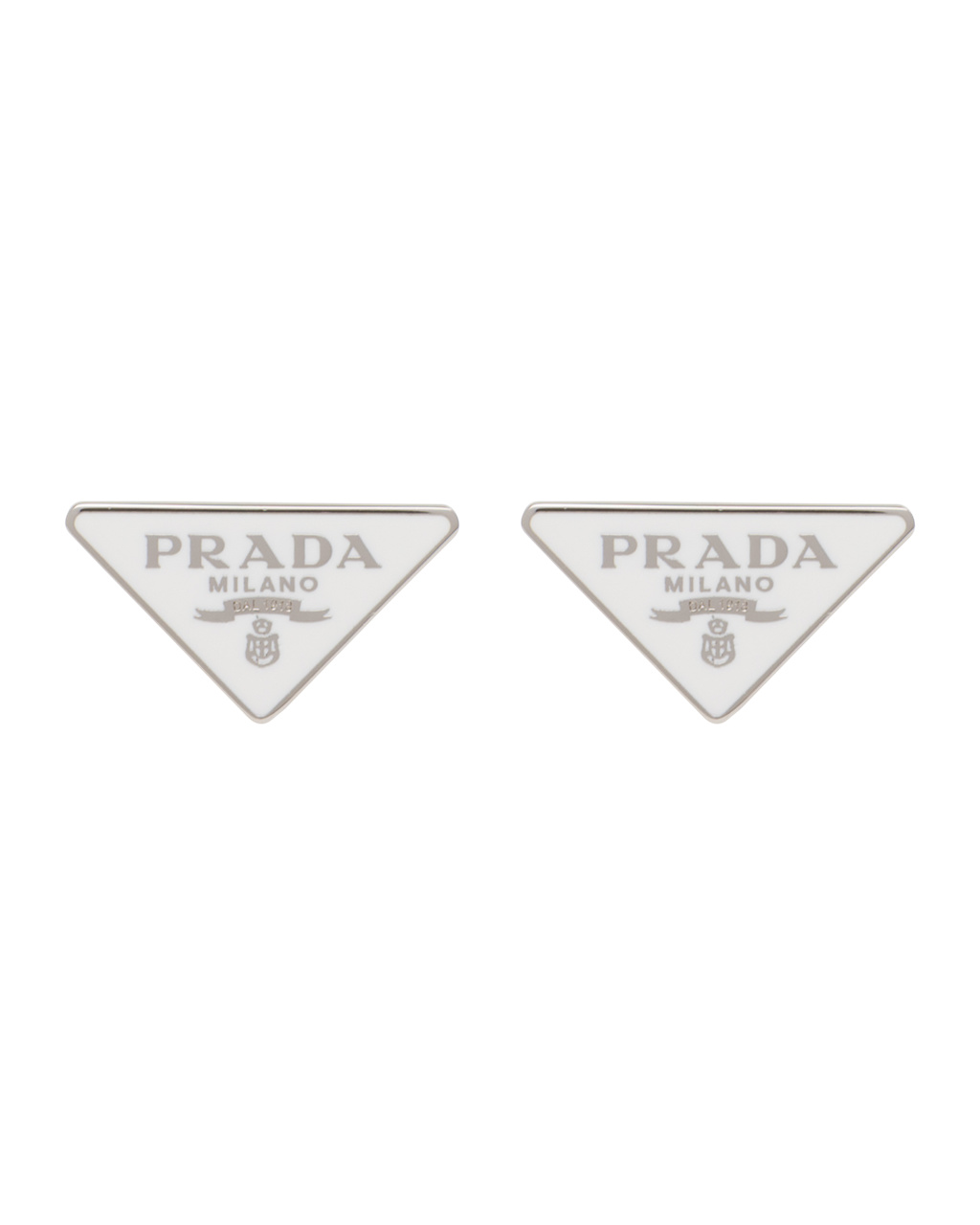 Prada Prada Symbole Earrings Blancas | 32760-LMDR