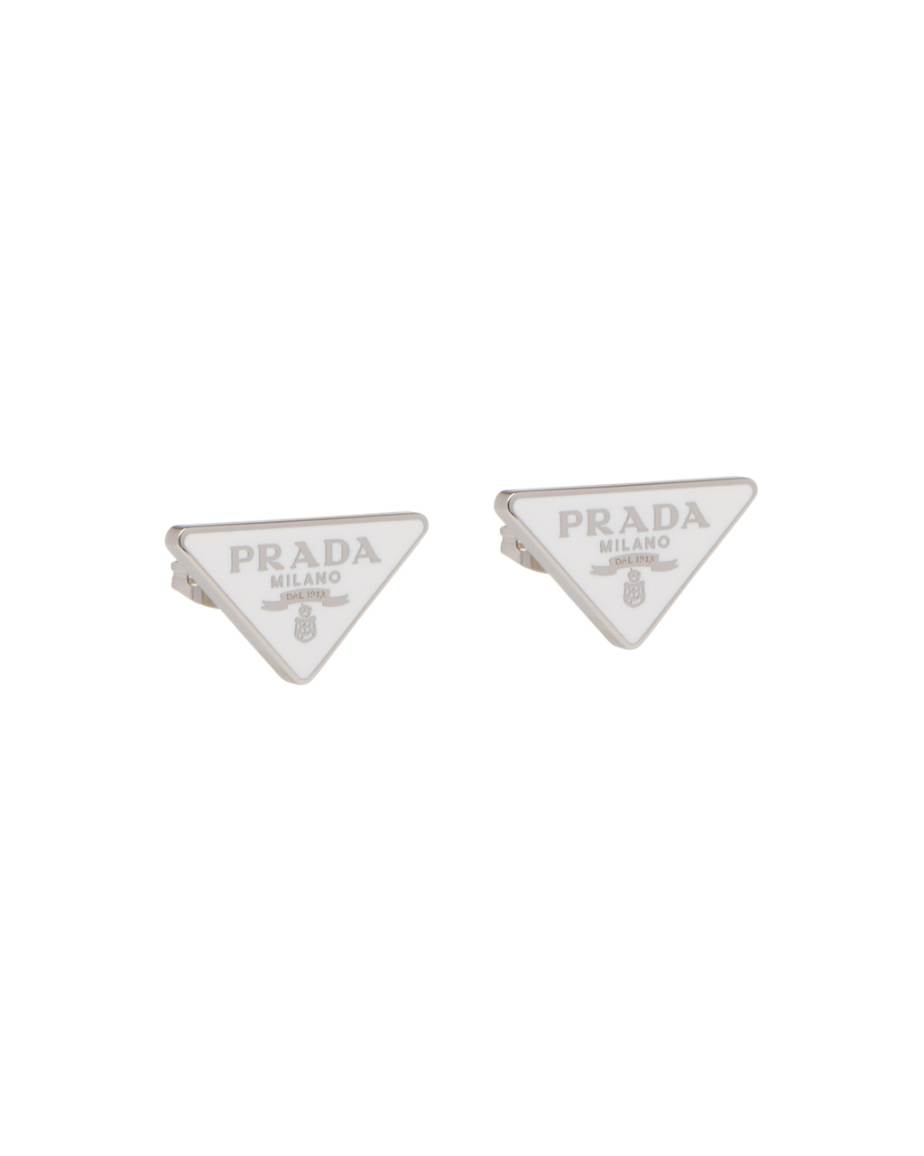 Prada Prada Symbole Earrings Blancas | 32760-LMDR