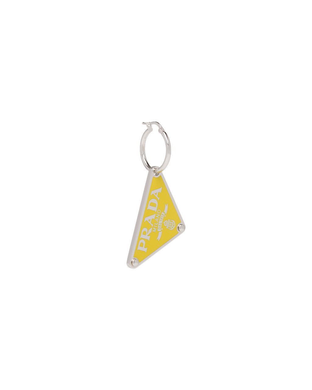 Prada Prada Symbole Pendant Left Earring Amarillo | 82430-ZVML