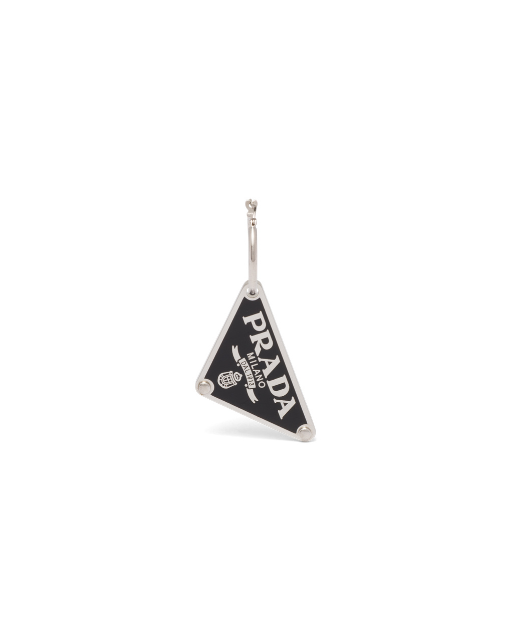 Prada Prada Symbole Pendant Right Earring Negras | 24056-OLUQ