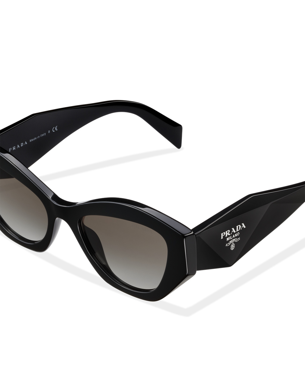 Prada Prada Symbole Sunglasses Cat-eye Gradient Anthracite Gray Lenses | 59201-SPKR