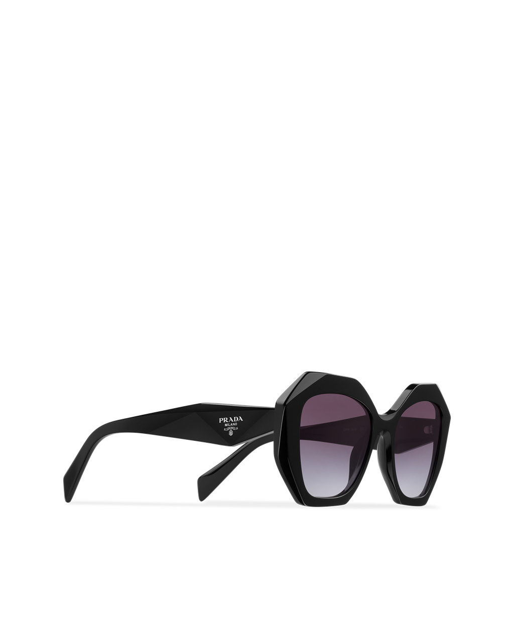 Prada Prada Symbole Sunglasses Geometrical Gradient Smoky Gray Lenses | 08436-WZDQ