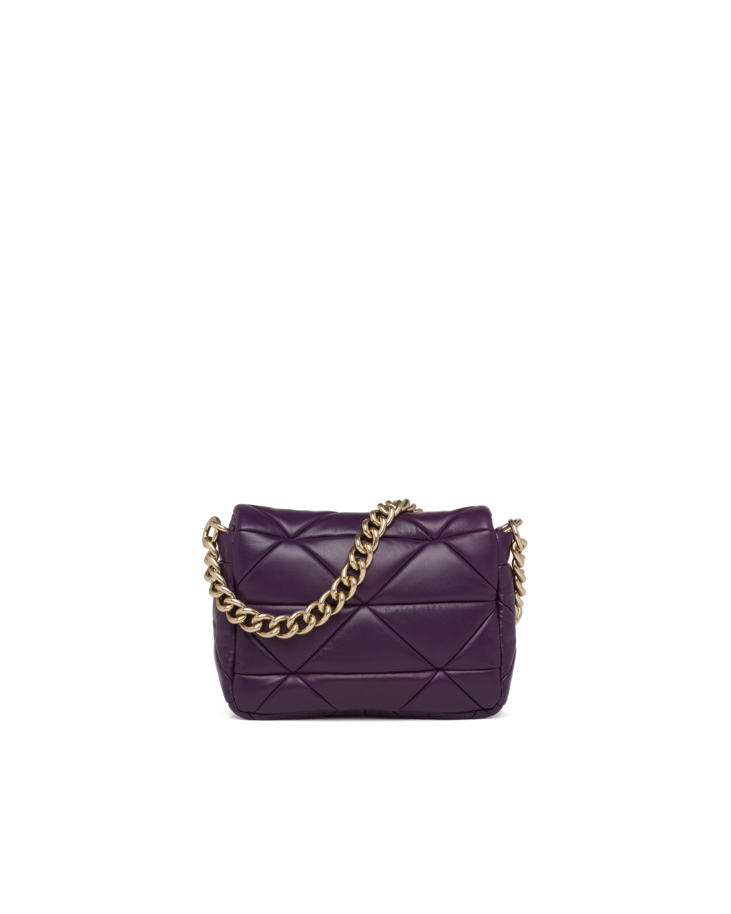 Prada Prada System Nappa Cuero Patchwork Bag Violet | 62417-RBNC