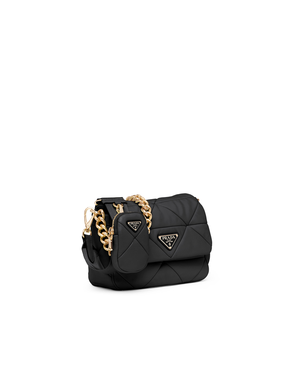 Prada Prada System Nappa Cuero Patchwork Bag Negras | 62830-YVKG