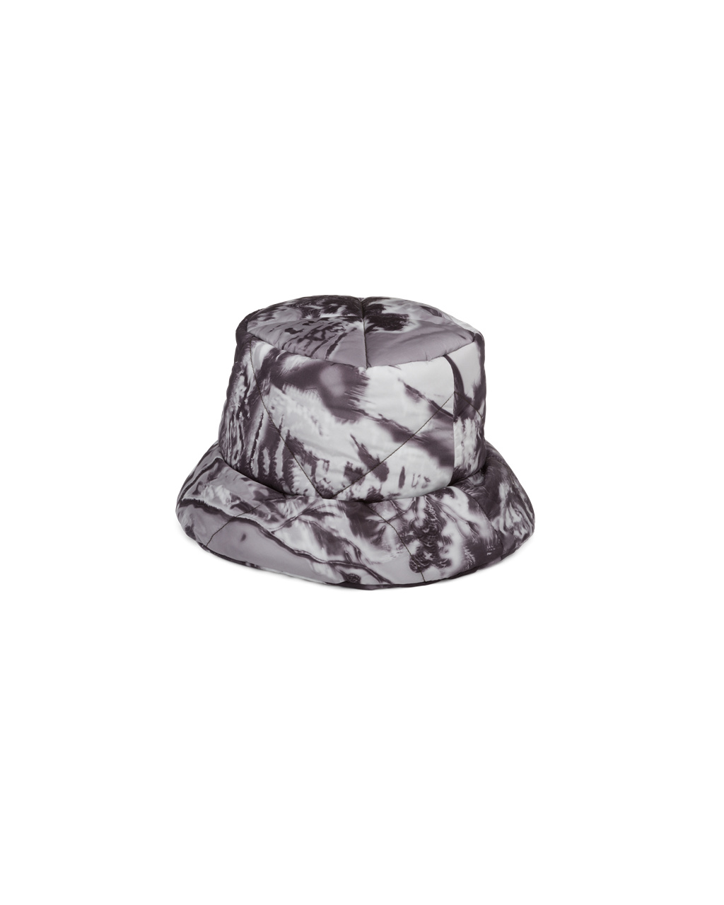 Prada Printed Re-nylon Bucket Hat Cloudy Gray | 18356-DUPT