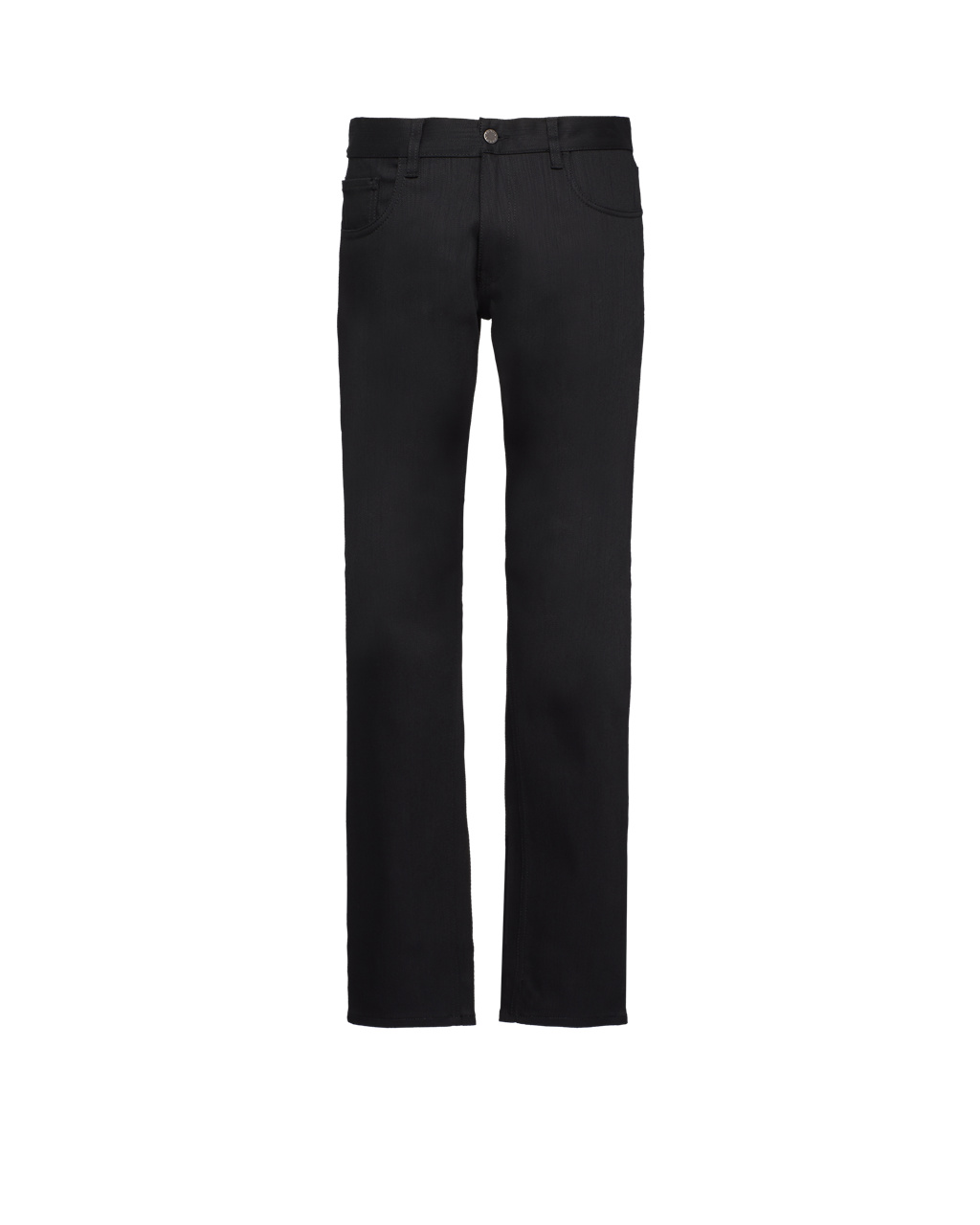 Prada Raw New Stretch Denim Jeans Negras | 10852-ELPR