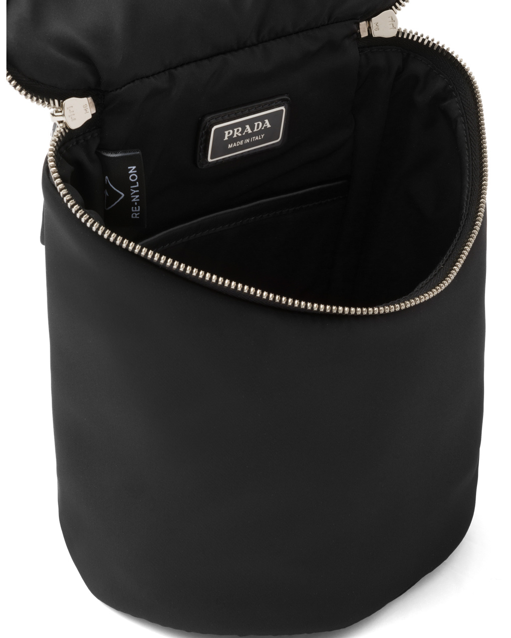 Prada Re-nylon And Cuero Shoulder Bag Negras | 21035-ZFER