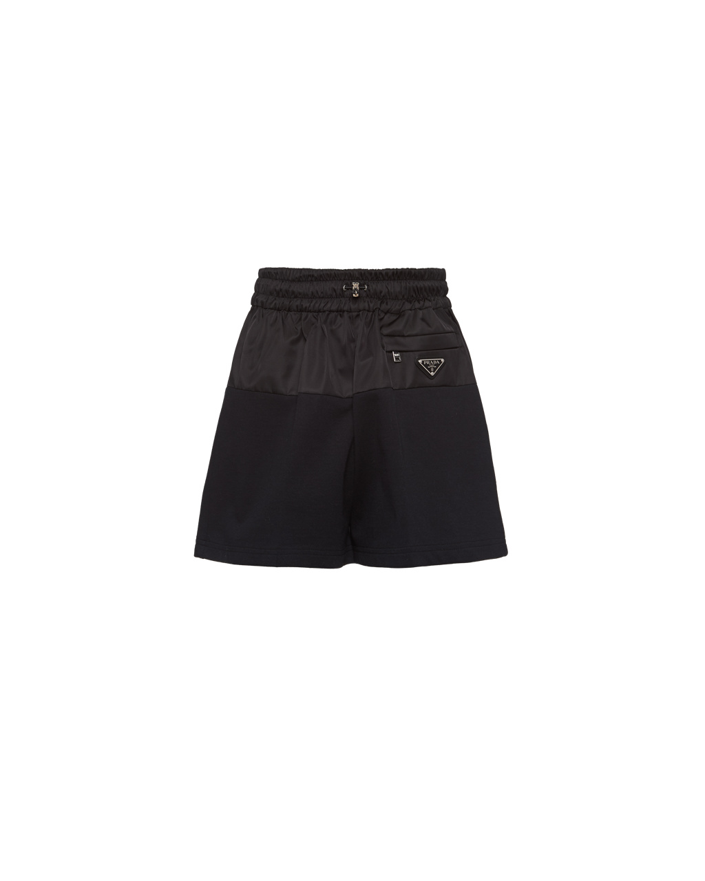 Prada Re-nylon And Jersey Shorts Negras Negras | 43281-NEOH