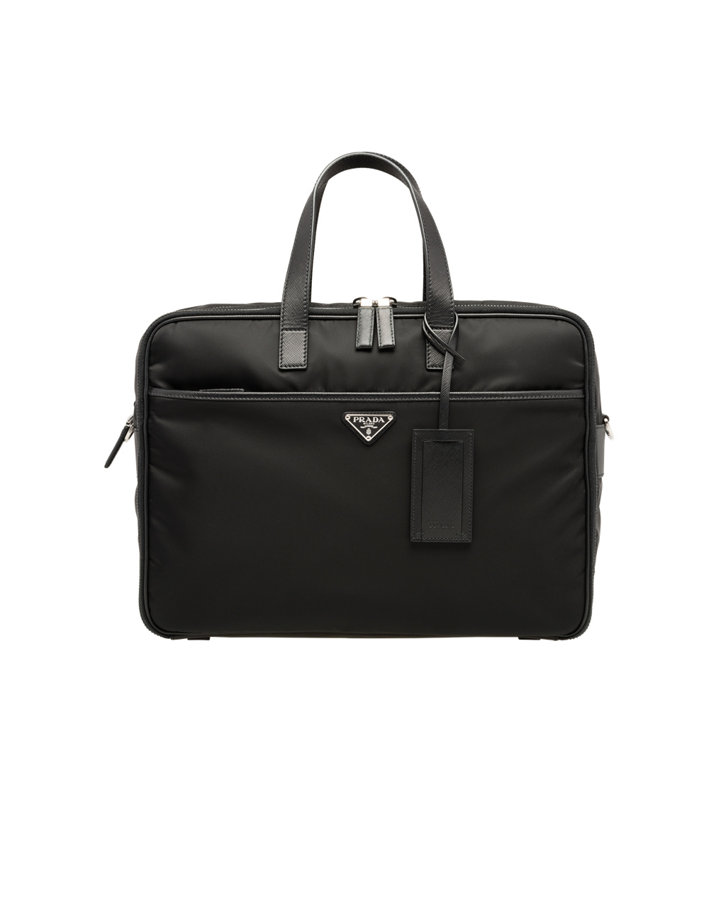 Prada Re-nylon And Saffiano Cuero Briefcase Negras | 54167-RSWU