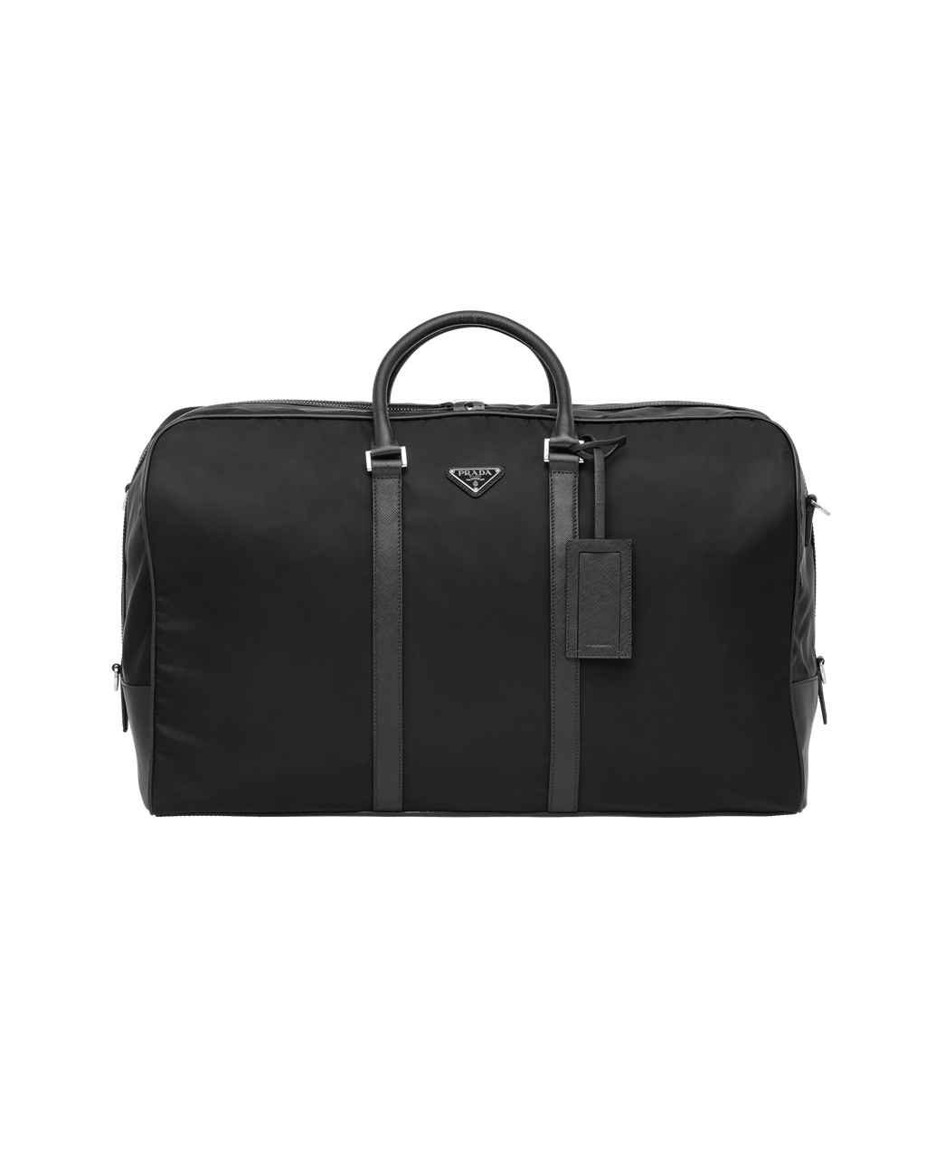 Prada Re-nylon And Saffiano Cuero Duffle Bag Negras | 90457-EBIT