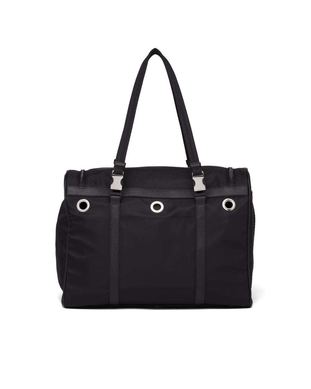 Prada Re-nylon And Saffiano Cuero Pet Bag Negras | 90725-KOTM