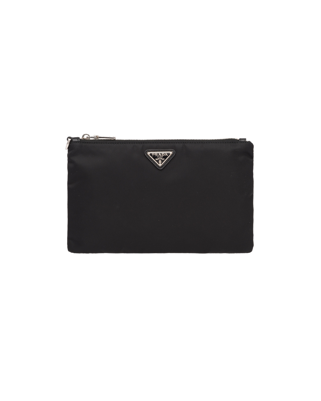 Prada Re-nylon And Saffiano Cuero Pouch Negras | 39816-UTMI