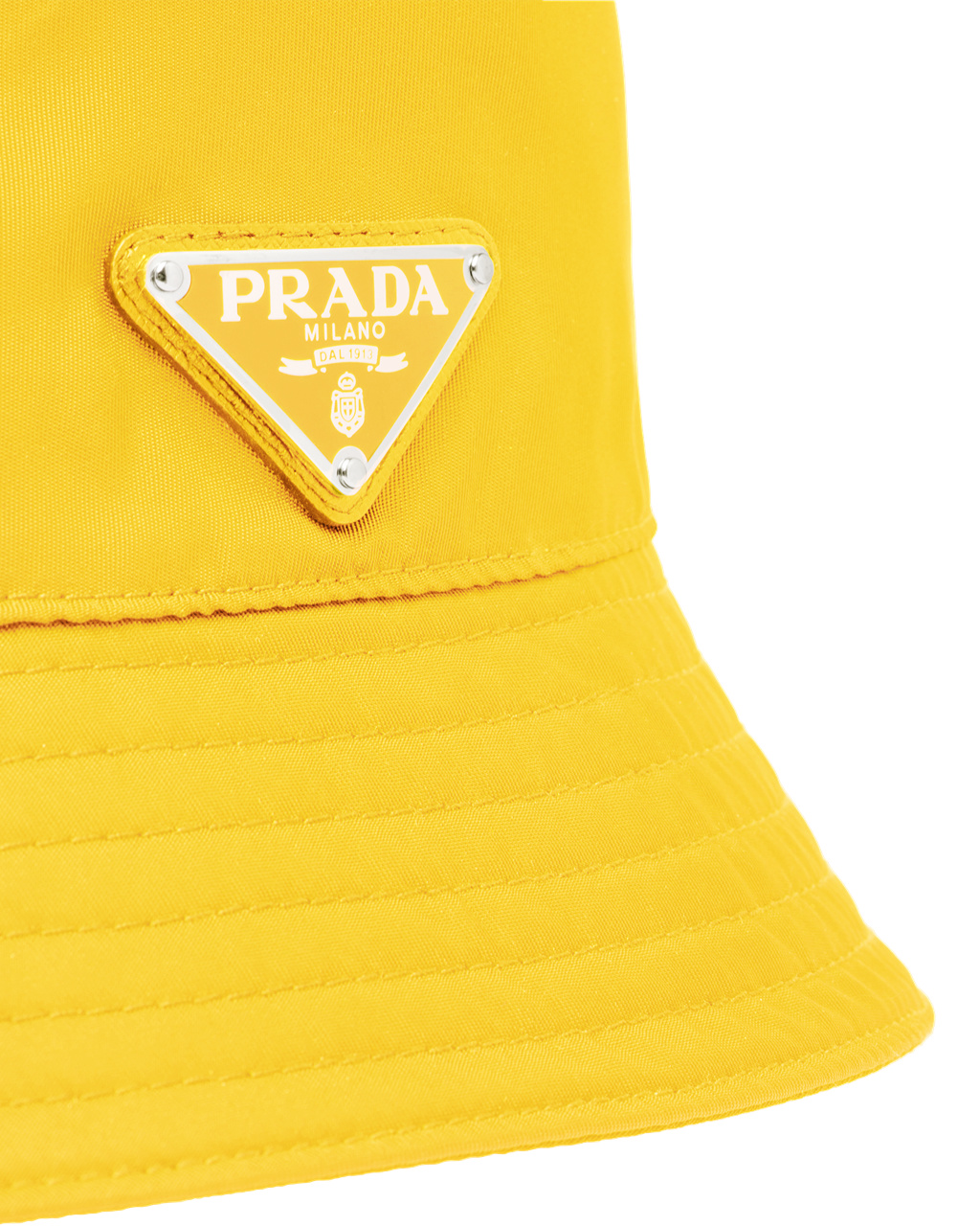 Prada Re-nylon Bucket Hat Amarillo | 31476-JMGI