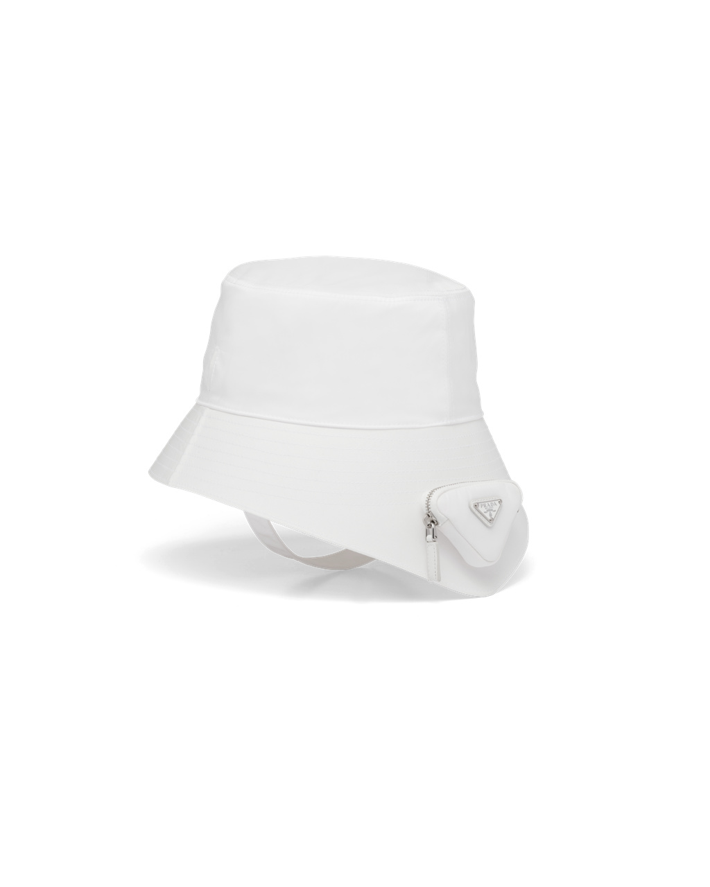 Prada Re-nylon Bucket Hat Blancas | 08427-MNGC