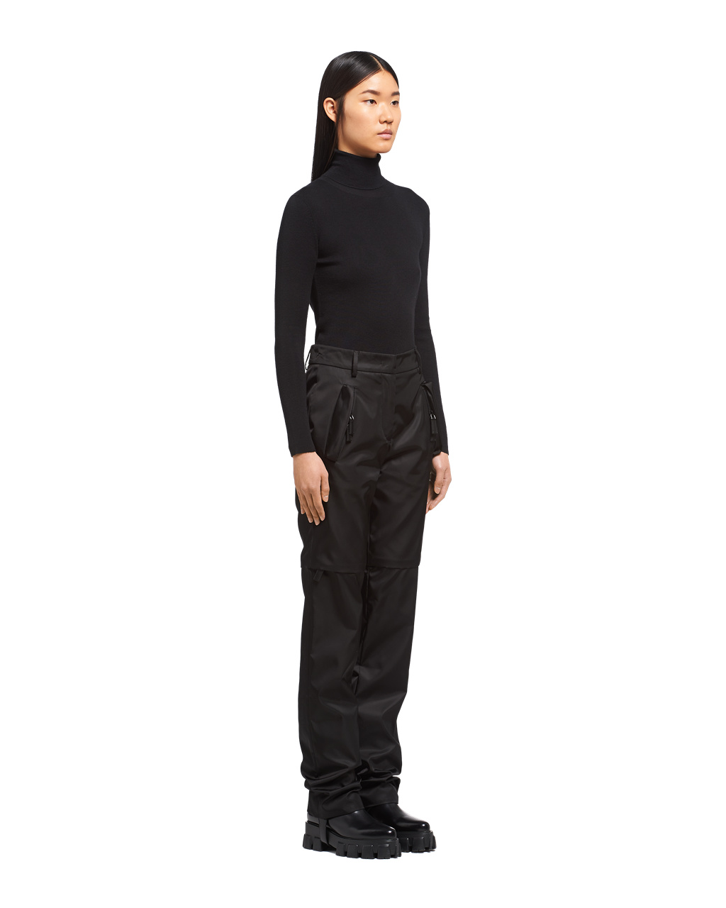 Prada Re-nylon Convertible Pants Negras | 35041-MZIA