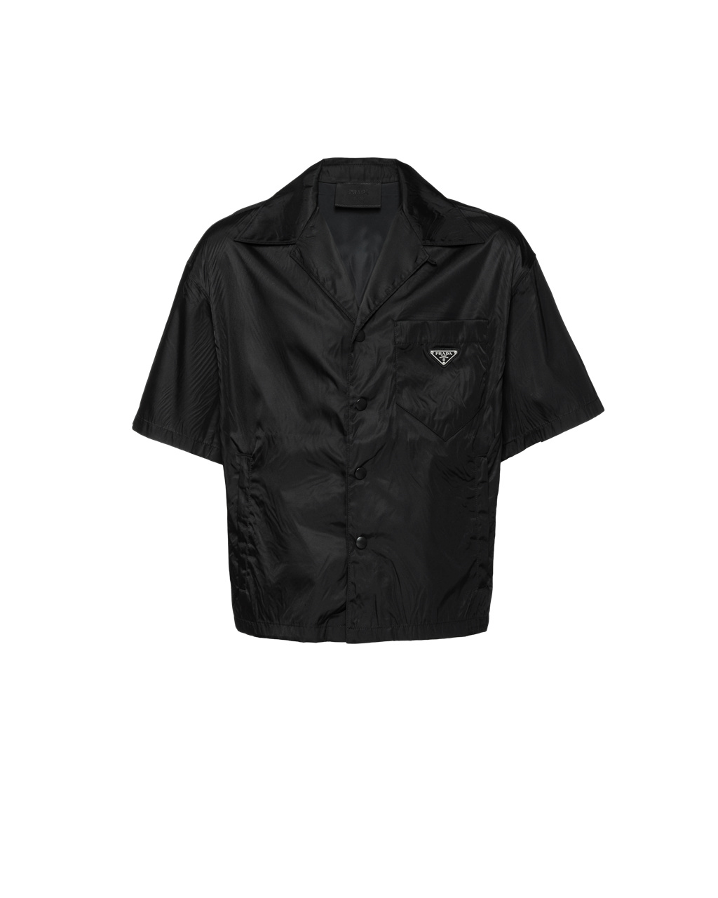 Prada Re-nylon Corta-sleeved Shirt Negras | 98213-TWQD