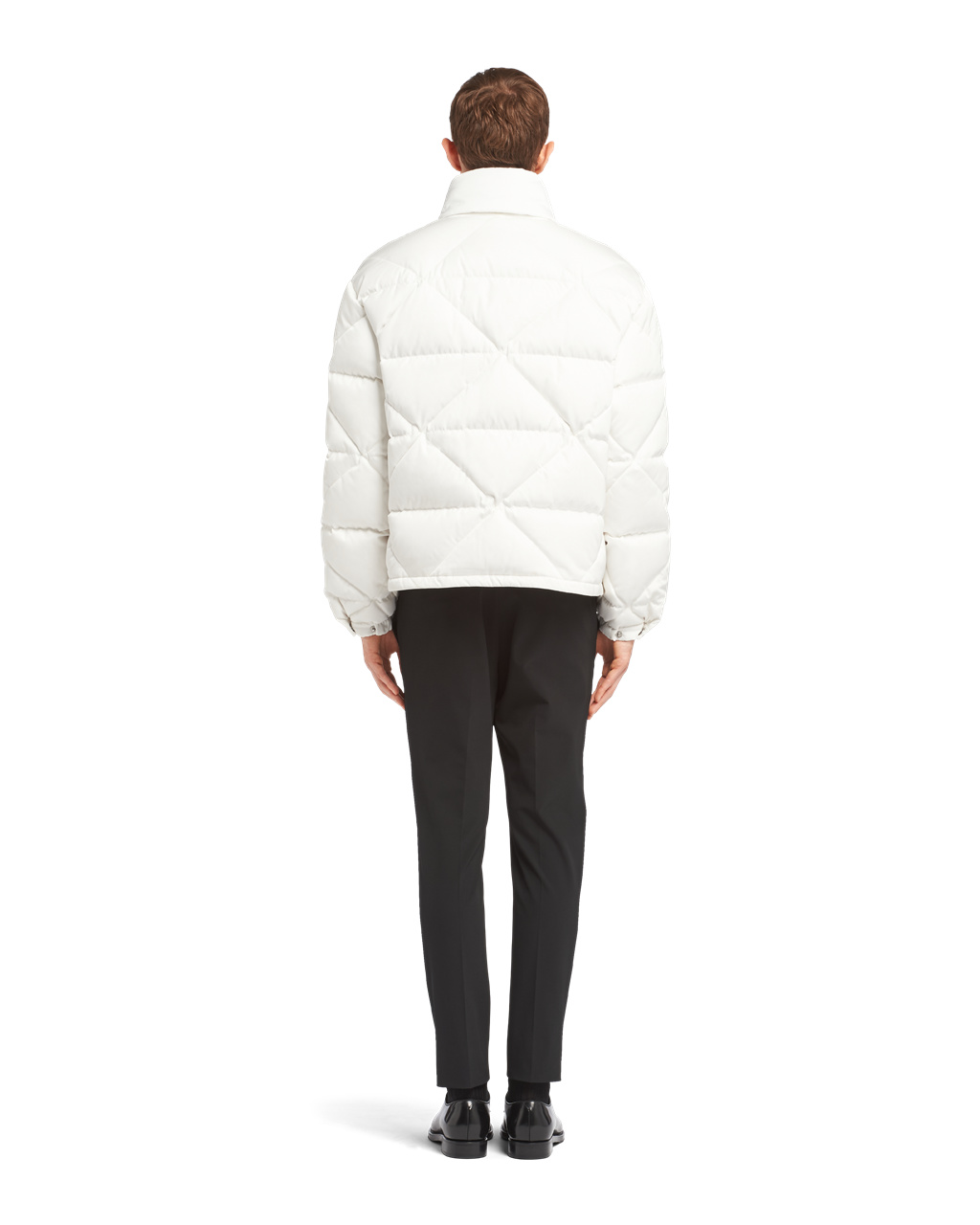 Prada Re-nylon Down Jacket Blancas | 61203-WNPO