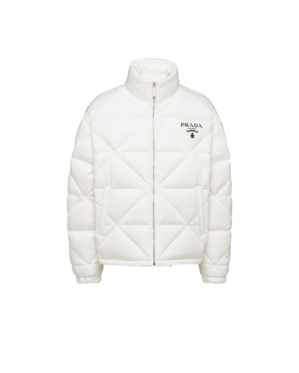 Prada Re-nylon Down Jacket Blancas | 61203-WNPO