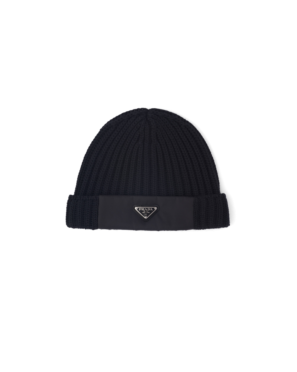 Prada Re-nylon Gabardine And Wool Cap Negras | 04785-EQFA