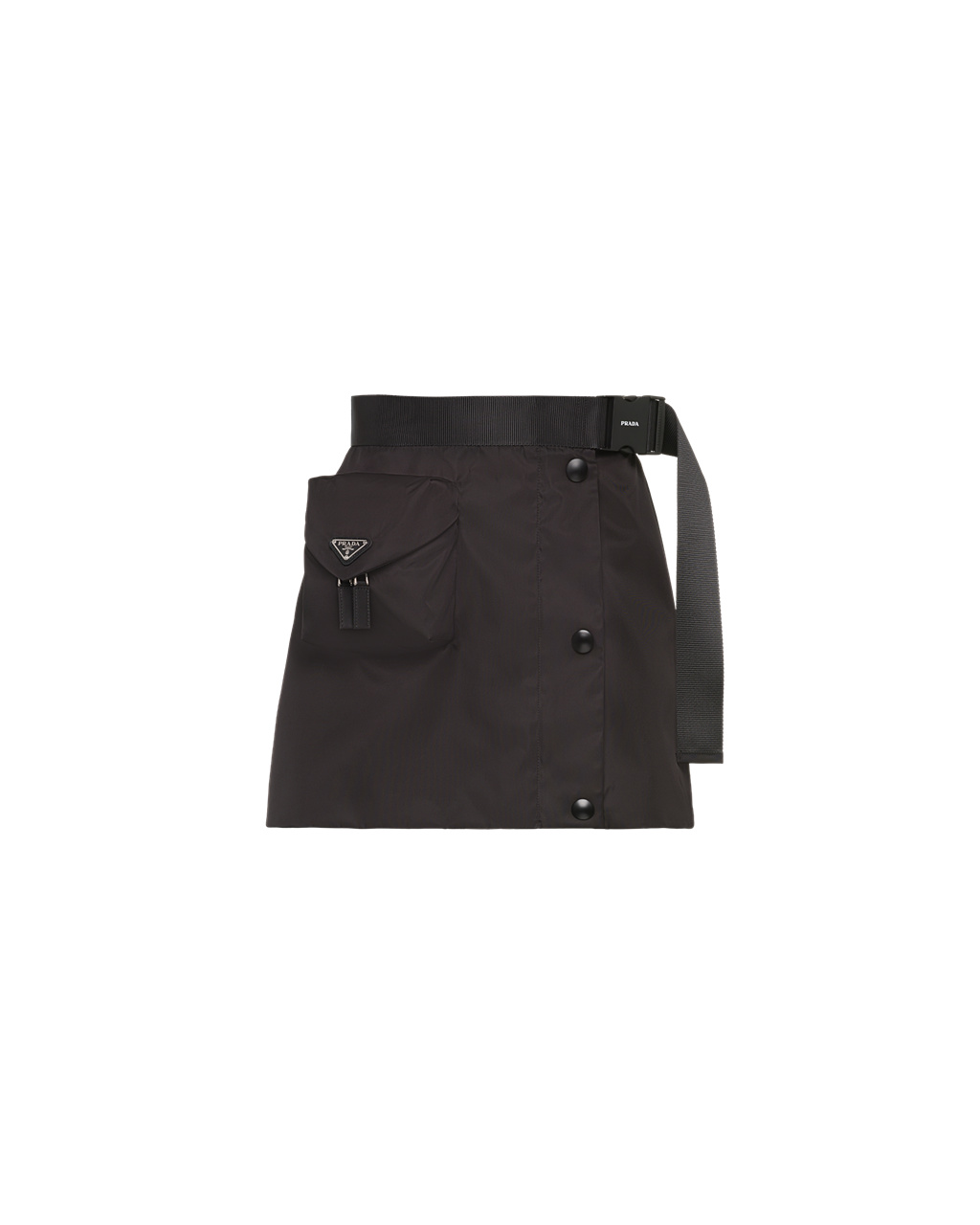 Prada Re-nylon Gabardine Flared Skirt Negras | 94735-VZQL