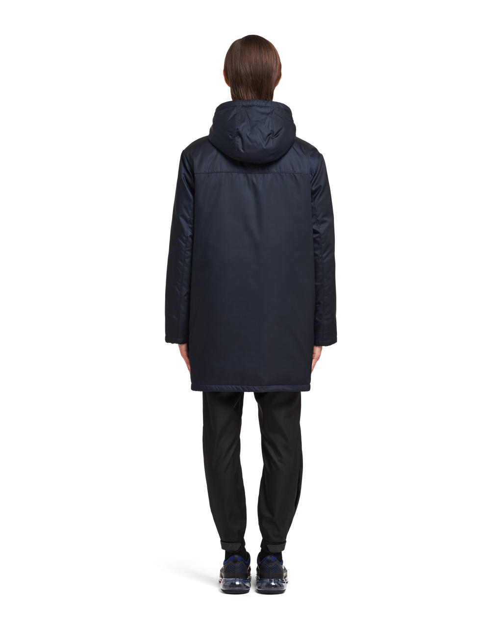 Prada Re-nylon Gabardine Puffer Coat Azul Marino | 32687-YXAH