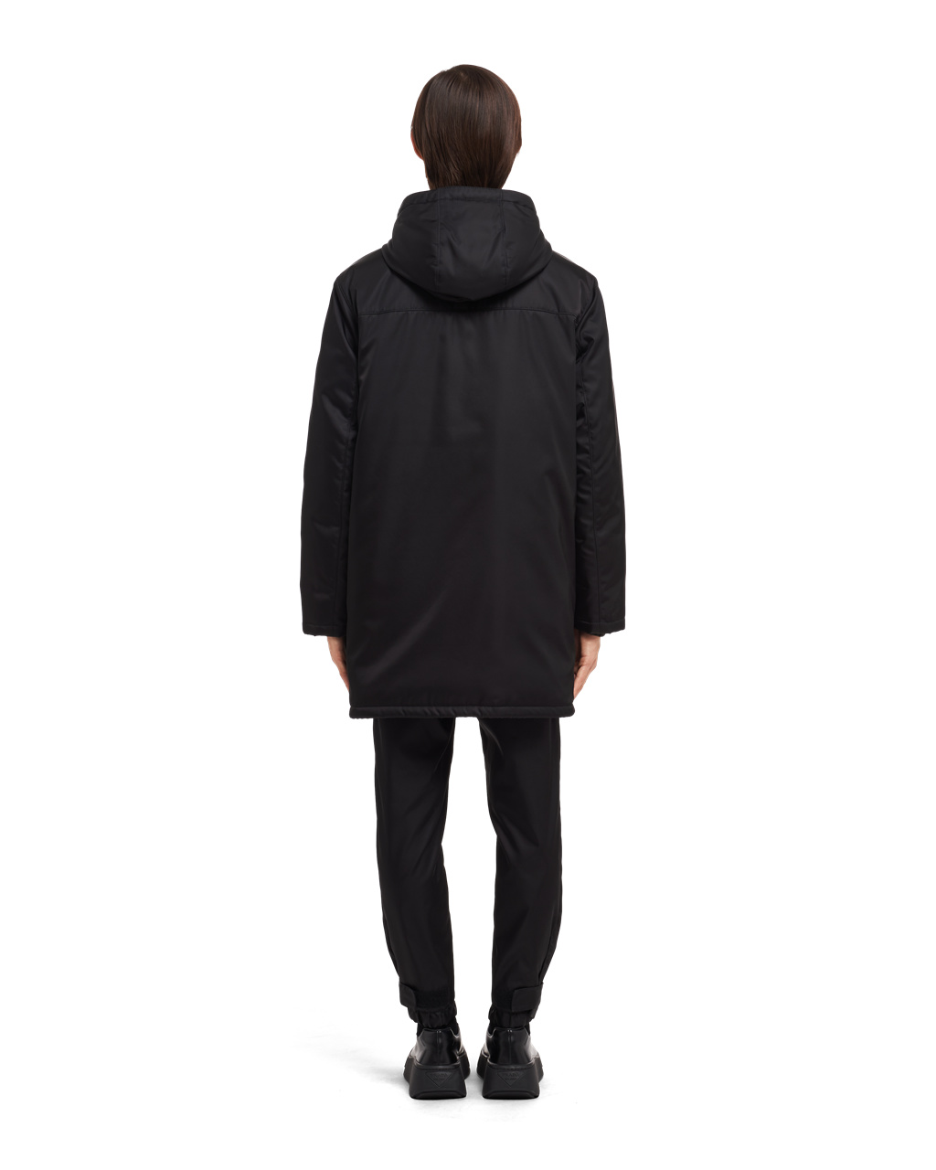 Prada Re-nylon Gabardine Puffer Coat Negras | 19845-KFNU