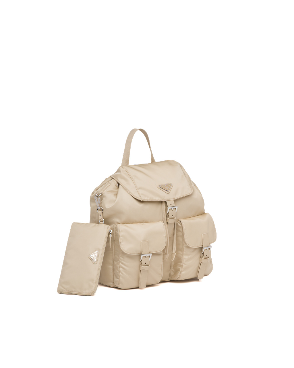 Prada Re-nylon Medium Backpack Beige | 89217-IQOJ