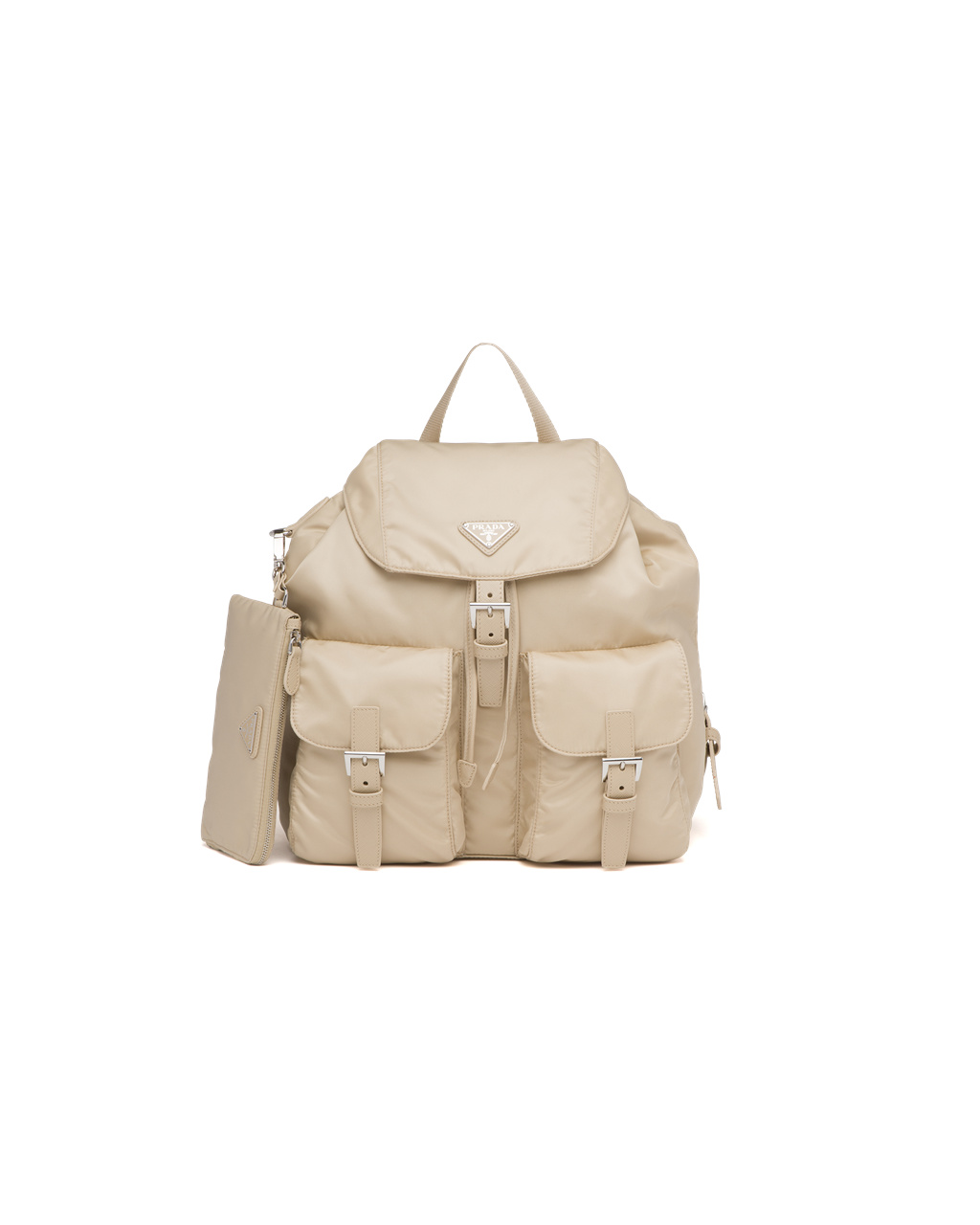 Prada Re-nylon Medium Backpack Beige | 89217-IQOJ