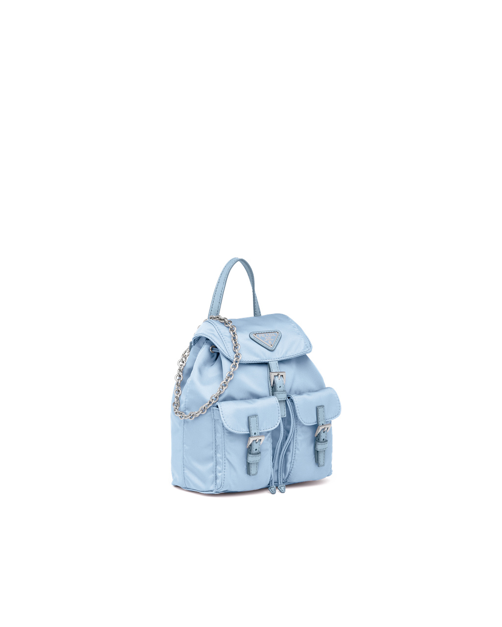 Prada Re-nylon Mini Backpack Celeste | 21983-GXNI