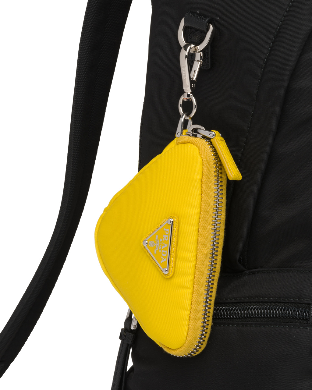 Prada Re-nylon Mini Pouch Amarillo | 41029-TAZJ