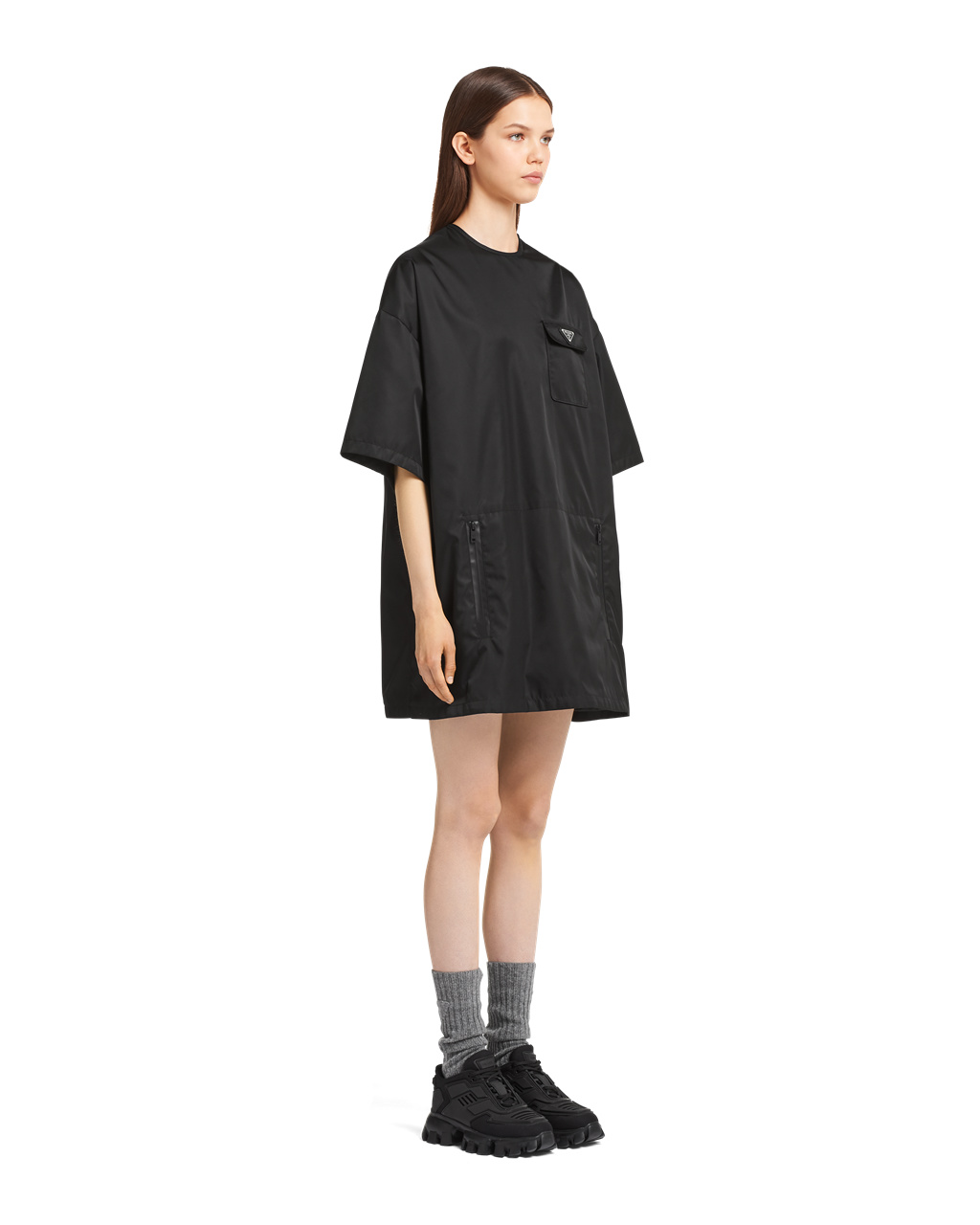 Prada Re-nylon Minidress Negras | 65749-BPLM