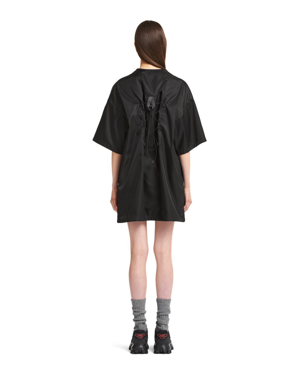 Prada Re-nylon Minidress Negras | 65749-BPLM