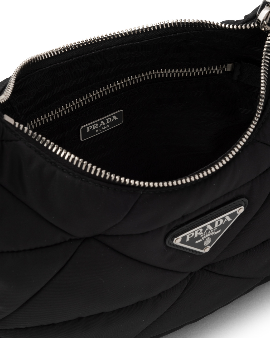 Prada Re-nylon Padded Hobo Bag Negras | 30195-WICZ