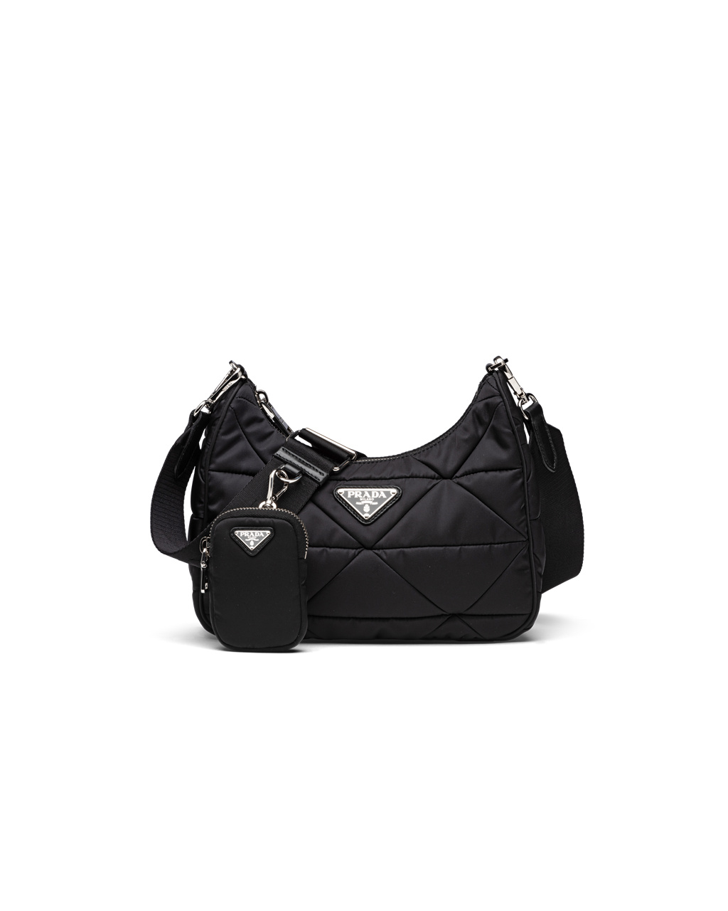 Prada Re-nylon Padded Hobo Bag Negras | 30195-WICZ