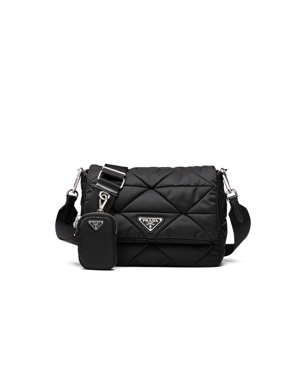 Prada Re-nylon Padded Shoulder Bag Negras | 48013-JRQB