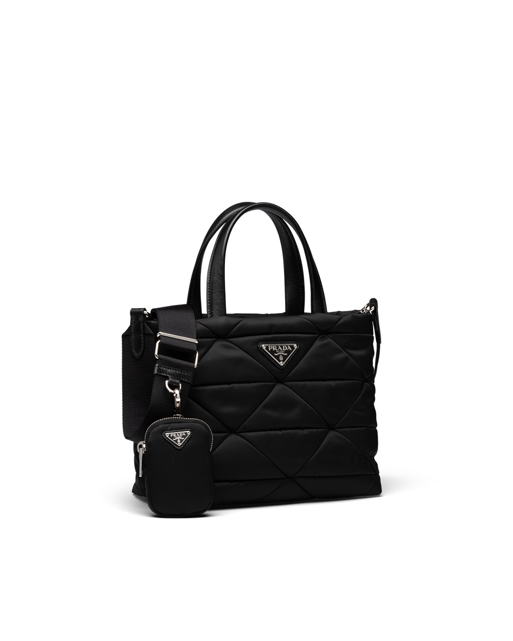 Prada Re-nylon Padded Tote Bag Negras | 80613-WDEH