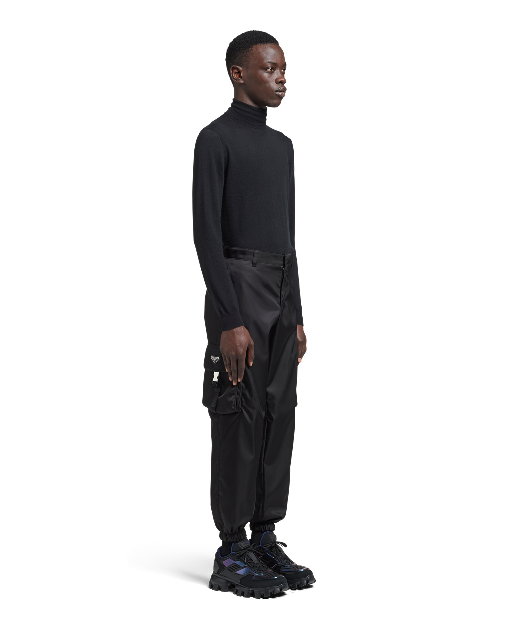 Prada Re-nylon Pants Negras | 30492-GMTN