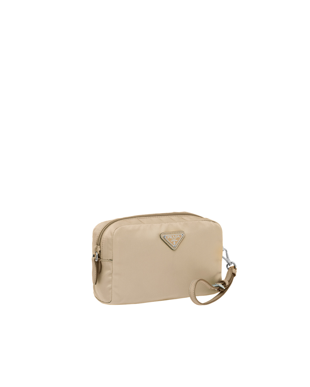 Prada Re-nylon Pouch Beige | 12893-LEMP